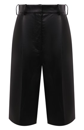 Женские кожаные шорты ACNE STUDIOS черного цвета по цене 108000 руб., арт. AK0041 | Фото 1