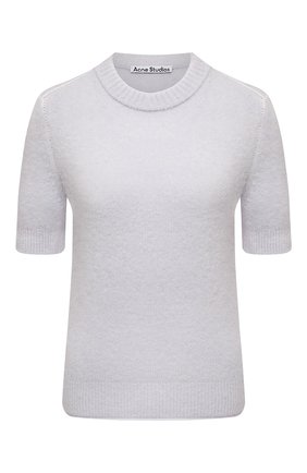 Женский пуловер ACNE STUDIOS светло-голубого цвета по цене 23250 руб., арт. A60270 | Фото 1 Женский пуловер ACNE STUDIOS светло-голубого цвета, арт. A60270 | Фото 1