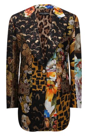 Женский жакет DOLCE & GABBANA разноцветного цвета по цене 394500 руб., арт. F29JLT/GDX79 | Фото 1 Женский жакет DOLCE & GABBANA разноцветного цвета, арт. F29JLT/GDX79 | Фото 1