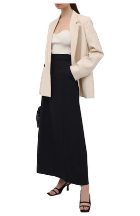 Женская шерстяная юбка VICTORIA BECKHAM темно-синего цвета по цене 85450 руб., арт. 1221WSK002726A | Фото 2 Женская шерстяная юбка VICTORIA BECKHAM темно-синего цвета, арт. 1221WSK002726A | Фото 2 (Материал внешний: Шерсть; Длина Ж (юбки, платья, шорты): Макси; Стили: Кэжуэл; Женское Кросс-КТ: Юбка-одежда)