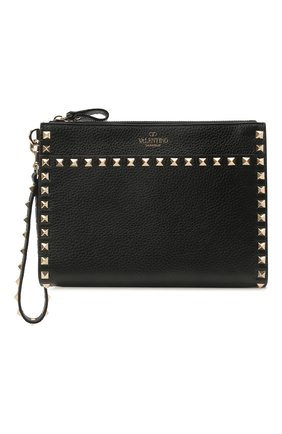 Женский кожаный футляр для документов rockstud VALENTINO черного цвета по цене 52900 руб., арт. VW0P0V27/VSH | Фото 1 Женский кожаный футляр для документов rockstud VALENTINO черного цвета, арт. VW0P0V27/VSH | Фото 1
