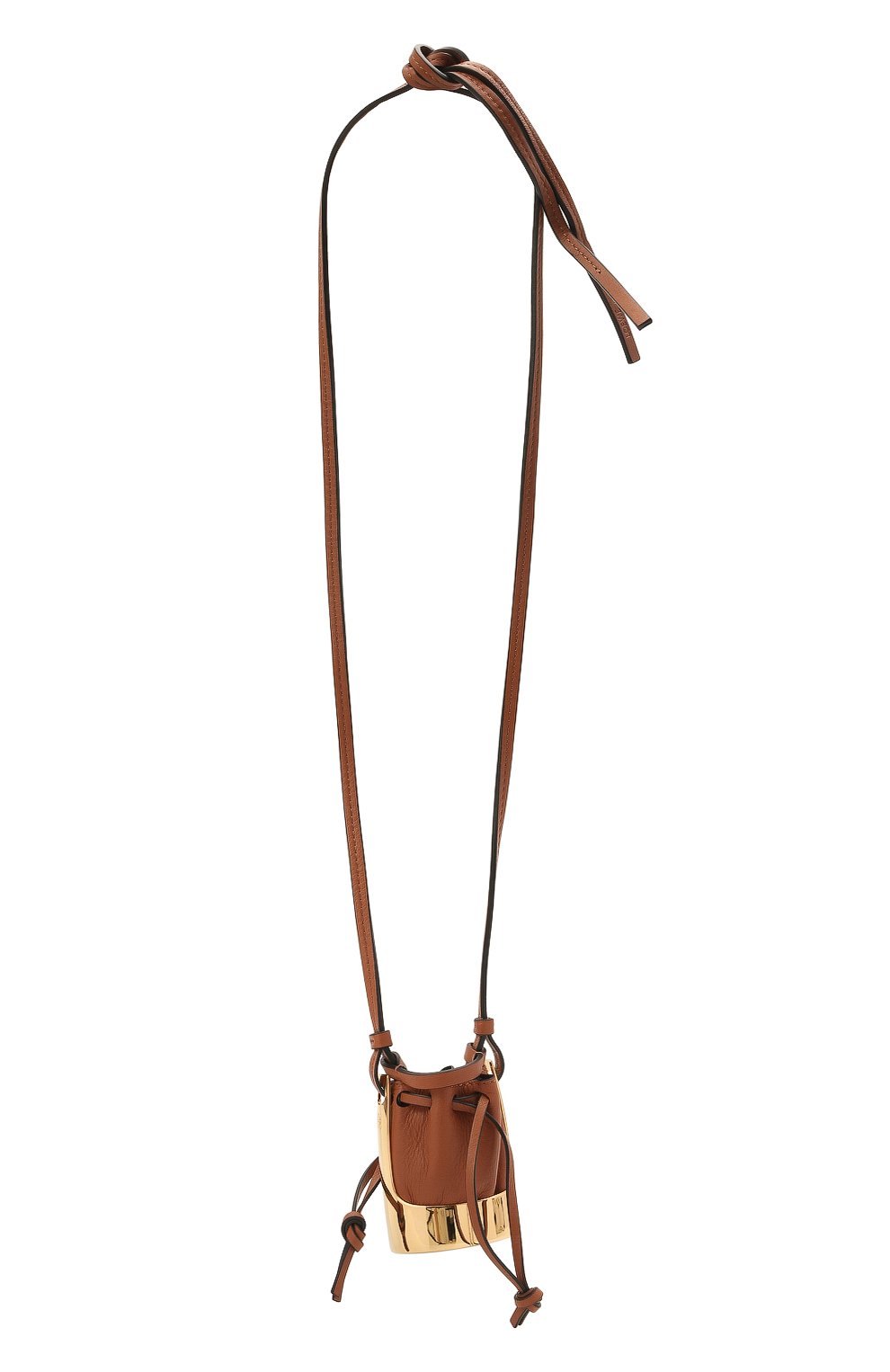 Женская кулон на шнурке balloon LOEWE коричневого цвета, арт. J710E19X01 | Фото 1