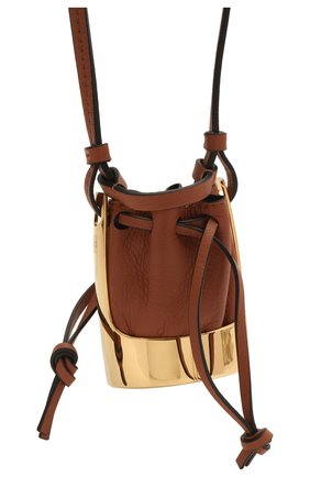 Женская кулон на шнурке balloon LOEWE коричневого цвета по цене 55750 руб., арт. J710E19X01 | Фото 3 Женская кулон на шнурке balloon LOEWE коричневого цвета, арт. J710E19X01 | Фото 3