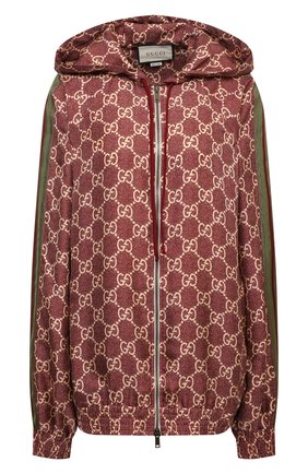 Женский шелковый кардиган GUCCI бордового цвета по цене 148600 руб., арт. 631880/XJCL5 | Фото 1 Женский шелковый кардиган GUCCI бордового цвета, арт. 631880/XJCL5 | Фото 1 (Длина (для топов): Стандартные; Материал внешний: Шелк; Женское Кросс-КТ: Кардиган-одежда; Рукава: Длинные; Стили: Спорт-шик)