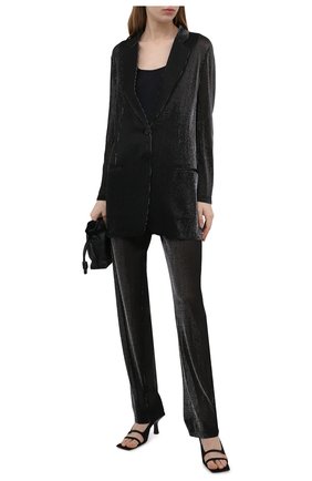 Женские брюки из вискозы EMPORIO ARMANI черного цвета по цене 41600 руб., арт. ANP2PT/A2154 | Фото 2 Женские брюки из вискозы EMPORIO ARMANI черного цвета, арт. ANP2PT/A2154 | Фото 2
