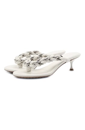 Женские кожаные мюли dot BOTTEGA VENETA белого цвета по цене 85450 руб., арт. 659002/V0V50 | Фото 1 Женские кожаные мюли dot BOTTEGA VENETA белого цвета, арт. 659002/V0V50 | Фото 1