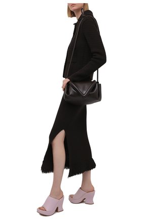 Женские кожаные мюли wedge BOTTEGA VENETA сиреневого цвета по цене 83500 руб., арт. 658979/VBSD0 | Фото 2 Женские кожаные мюли wedge BOTTEGA VENETA сиреневого цвета, арт. 658979/VBSD0 | Фото 2
