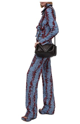 Женские текстильные мюли wedge BOTTEGA VENETA синего цвета по цене 95050 руб., арт. 658975/V0VV0 | Фото 2 Женские текстильные мюли wedge BOTTEGA VENETA синего цвета, арт. 658975/V0VV0 | Фото 2