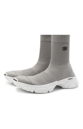 Мужские текстильные кроссовки speed 3.0 BALENCIAGA серого цвета по цене 99500 руб., арт. 654532/W2DN2 | Фото 1 Мужские текстильные кроссовки speed 3.0 BALENCIAGA серого цвета, арт. 654532/W2DN2 | Фото 1 (Материал внешний: Текстиль; Материал внутренний: Текстиль; Материал утеплителя: Без утеплителя; Длина стельки: 27, 29,5, 27,5, 26,3; Стили: Классический)