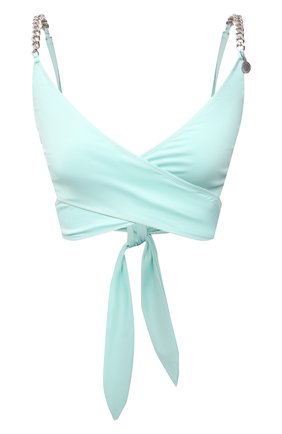 Женский треугольный бра STELLA MCCARTNEY голубого цвета по цене 28500 руб., арт. S7BY11210 | Фото 1 Женский треугольный бра STELLA MCCARTNEY голубого цвета, арт. S7BY11210 | Фото 1