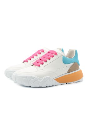 Женские кожаные кроссовки court trainer ALEXANDER MCQUEEN разноцветного цвета по цене 39300 руб., арт. 633914/WIA94 | Фото 1 Женские кожаные кроссовки court trainer ALEXANDER MCQUEEN разноцветного цвета, арт. 633914/WIA94 | Фото 1