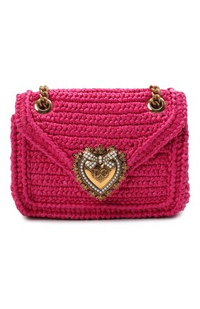 Женская сумка devotion small DOLCE & GABBANA фуксия цвета по цене 129500 руб., арт. BB6641/A0434 | Фото 1 Женская сумка devotion small DOLCE & GABBANA фуксия цвета, арт. BB6641/A0434 | Фото 1
