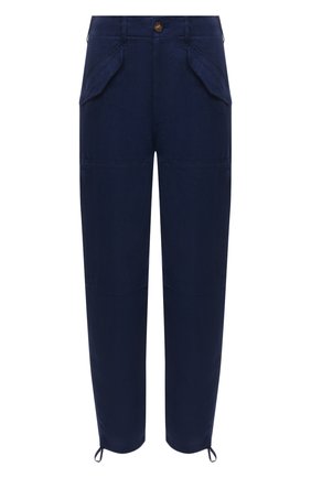 Женские льняные брюки POLO RALPH LAUREN синего цвета по цене 24000 руб., арт. 211833043 | Фото 1 Женские льняные брюки POLO RALPH LAUREN синего цвета, арт. 211833043 | Фото 1