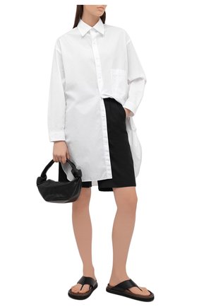 Женская хлопковая рубашка YOHJI YAMAMOTO белого цвета по цене 57450 руб., арт. ND-B56-001 | Фото 2 Женская хлопковая рубашка YOHJI YAMAMOTO белого цвета, арт. ND-B56-001 | Фото 2