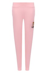 Женские хлопковые брюки MOSCHINO розового цвета, арт. A4329/9020 | Фото 1 (Женское Кросс-КТ: Брюки-белье; Материал внешний: Хлопок)