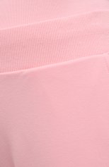 Женские хлопковые брюки MOSCHINO розового цвета, арт. A4329/9020 | Фото 5 (Женское Кросс-КТ: Брюки-белье; Материал внешний: Хлопок)