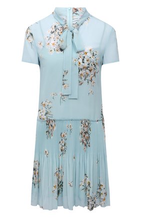 Женское платье REDVALENTINO голубого цвета по цене 68150 руб., арт. VR0VAAB0/5SC | Фото 1 Женское платье REDVALENTINO голубого цвета, арт. VR0VAAB0/5SC | Фото 1