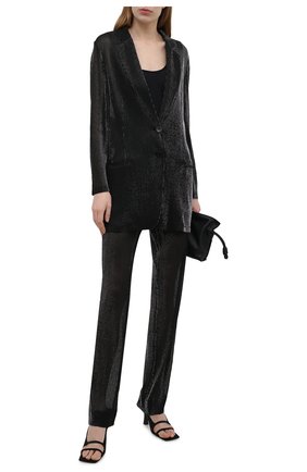 Женский жакет из вискозы EMPORIO ARMANI черного цвета по цене 68950 руб., арт. ANG2BT/A2154 | Фото 2 Женский жакет из вискозы EMPORIO ARMANI черного цвета, арт. ANG2BT/A2154 | Фото 2