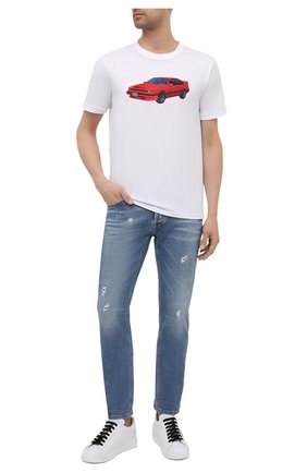 Мужские джинсы PREMIUM MOOD DENIM SUPERIOR синего цвета по цене 19550 руб., арт. S21 0310362430/PAUL | Фото 2 Мужские джинсы PREMIUM MOOD DENIM SUPERIOR синего цвета, арт. S21 0310362430/PAUL | Фото 2