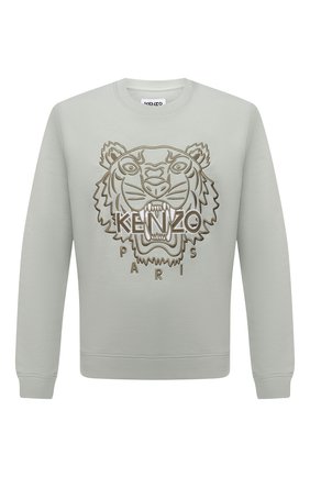 Мужской хлопковый свитшот KENZO светло-зеленого цвета по цене 24350 руб., арт. FB55SW1204MP | Фото 1 Мужской хлопковый свитшот KENZO светло-зеленого цвета, арт. FB55SW1204MP | Фото 1