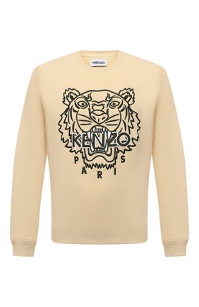Мужской хлопковый свитшот KENZO бежевого цвета по цене 26900 руб., арт. FB55SW1204MP | Фото 1 Мужской хлопковый свитшот KENZO бежевого цвета, арт. FB55SW1204MP | Фото 1