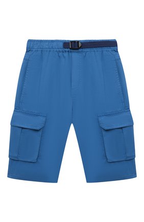 Детские хлопковые шорты STELLA MCCARTNEY синего цвета по цене 6480 руб., арт. 602328/SQK01 | Фото 1 Детские хлопковые шорты STELLA MCCARTNEY синего цвета, арт. 602328/SQK01 | Фото 1