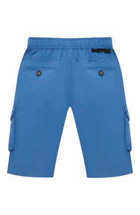 Детские хлопковые шорты STELLA MCCARTNEY синего цвета по цене 6480 руб., арт. 602328/SQK01 | Фото 2 Детские хлопковые шорты STELLA MCCARTNEY синего цвета, арт. 602328/SQK01 | Фото 2