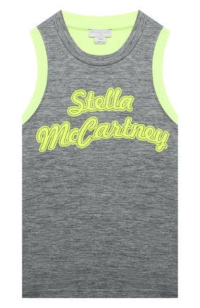 Детский топ STELLA MCCARTNEY серого цвета по цене 4305 руб., арт. 602637/SQK51 | Фото 1 Детский топ STELLA MCCARTNEY серого цвета, арт. 602637/SQK51 | Фото 1 (Рукава: Короткие; Девочки Кросс-КТ: Топ-спорт, топ-одежда; Материал внешний: Синтетический материал; Ростовка одежда: 9 лет | 134 см, 12 лет | 152 см, 13 - 15 лет | 158 см, 16 лет | 164 см, 4 года | 104 см, 5 лет | 110 см, 7 лет | 122 см)