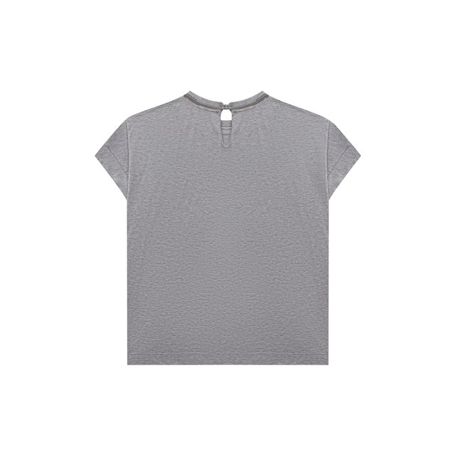 фото Хлопковая футболка brunello cucinelli