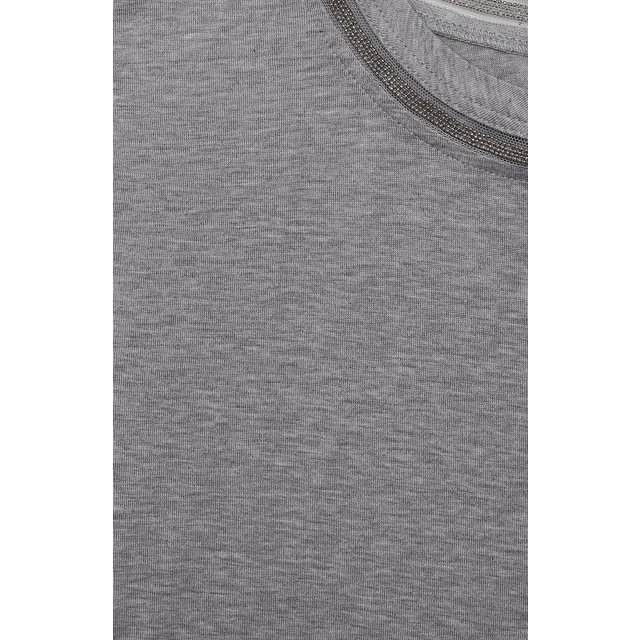 фото Хлопковая футболка brunello cucinelli