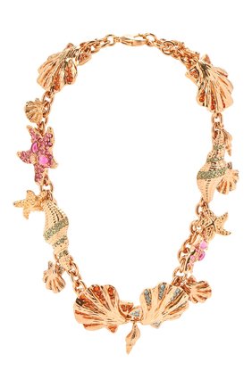 Женское колье tresor de la mer VERSACE золотого цвета по цене 164500 руб., арт. DG3I107/DJMX | Фото 1 Женское колье tresor de la mer VERSACE золотого цвета, арт. DG3I107/DJMX | Фото 1