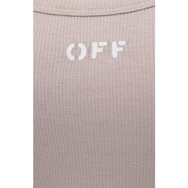 фото Хлопковая майка off-white