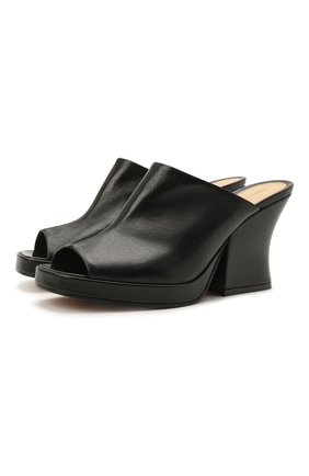 Женские кожаные мюли stack BOTTEGA VENETA черного цвета по цене 65250 руб., арт. 660799/VBP40 | Фото 1 Женские кожаные мюли stack BOTTEGA VENETA черного цвета, арт. 660799/VBP40 | Фото 1 (Подошва: Платформа; Каблук высота: Высокий; Материал внутренний: Натуральная кожа; Каблук тип: Устойчивый)