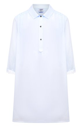 Женская сорочка CELESTINE голубого цвета по цене 25450 руб., арт. 20000791/YVETTE SHIRT | Фото 1 Женская сорочка CELESTINE голубого цвета, арт. 20000791/YVETTE SHIRT | Фото 1