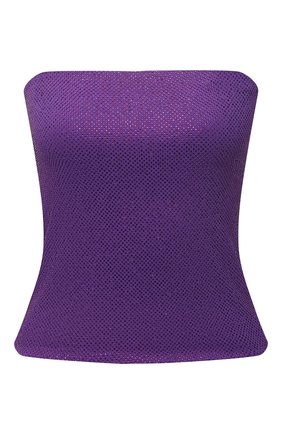 Женский топ из вискозы ALEXANDRE VAUTHIER фиолетового цвета по цене 156000 руб., арт. 212T01456B 1029B-202 | Фото 1 Женский топ из вискозы ALEXANDRE VAUTHIER фиолетового цвета, арт. 212T01456B 1029B-202 | Фото 1