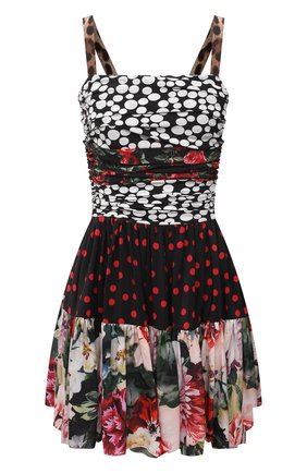 Женское шелковое платье DOLCE & GABBANA разноцветного цвета по цене 195000 руб., арт. F6L0NT/GDY38 | Фото 1 Женское шелковое платье DOLCE & GABBANA разноцветного цвета, арт. F6L0NT/GDY38 | Фото 1