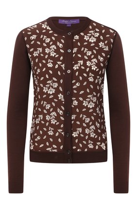 Женский шерстяной кардиган RALPH LAUREN коричневого цвета по цене 131000 руб., арт. 290840745 | Фото 1 Женский шерстяной кардиган RALPH LAUREN коричневого цвета, арт. 290840745 | Фото 1