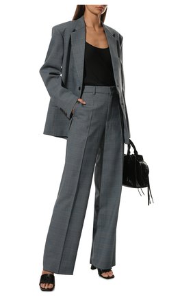 Женский шелковый топ GIORGIO ARMANI черного цвета по цене 47900 руб., арт. 8CHCKZ18/TZ136 | Фото 2 Женский шелковый топ GIORGIO ARMANI черного цвета, арт. 8CHCKZ18/TZ136 | Фото 2