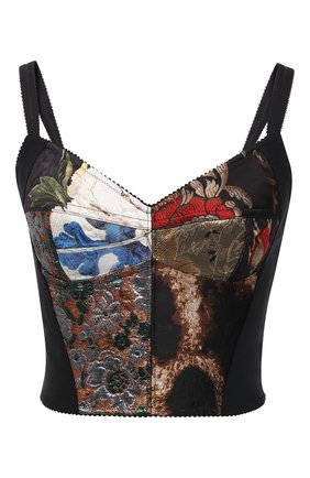 Женский топ DOLCE & GABBANA разноцветного цвета по цене 79950 руб., арт. F75E4T/GDX62 | Фото 1 Женский топ DOLCE & GABBANA разноцветного цвета, арт. F75E4T/GDX62 | Фото 1