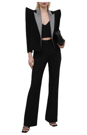 Женский жакет из вискозы BALMAIN черного цвета по цене 319000 руб., арт. VF0SC060/VA00 | Фото 2 Женский жакет из вискозы BALMAIN черного цвета, арт. VF0SC060/VA00 | Фото 2