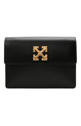 Женская сумка 2.0 jitney OFF-WHITE черного цвета по цене 93600 руб., арт. 0WNN014S21LEA002 | Фото 1 Женская сумка 2.0 jitney OFF-WHITE черного цвета, арт. 0WNN014S21LEA002 | Фото 1