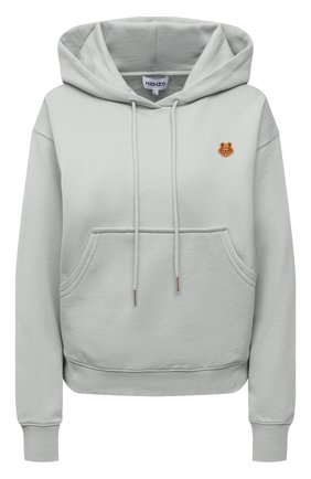 Женский хлопковое худи KENZO светло-зеленого цвета по цене 29950 руб., арт. FB52SW7774ML | Фото 1 Женский хлопковое худи KENZO светло-зеленого цвета, арт. FB52SW7774ML | Фото 1