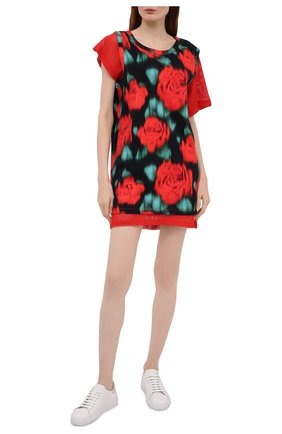 Женское хлопковое платье KENZO разноцветного цвета по цене 32850 руб., арт. FB52R07944SI | Фото 2 Женское хлопковое платье KENZO разноцветного цвета, арт. FB52R07944SI | Фото 2