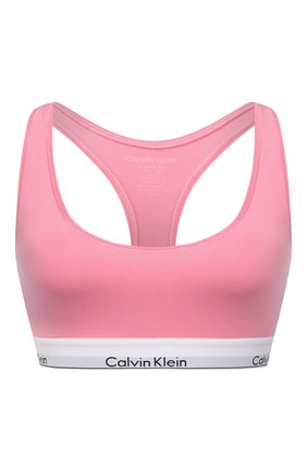Женский бюстгальтер с логотипом бренда CALVIN KLEIN розового цвета по цене 4485 руб., арт. F3785E | Фото 1 Женский бюстгальтер с логотипом бренда CALVIN KLEIN розового цвета, арт. F3785E | Фото 1
