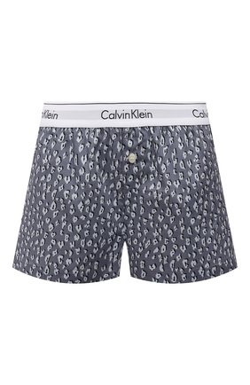 Женские хлопковые шорты CALVIN KLEIN серого цвета по цене 4105 руб., арт. QS6080E | Фото 1 Женские хлопковые шорты CALVIN KLEIN серого цвета, арт. QS6080E | Фото 1