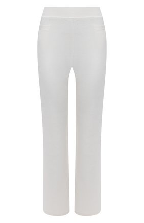 Женские брюки из шелка и хлопка LORO PIANA белого цвета по цене 165500 руб., арт. FAL5795 | Фото 1 Женские брюки из шелка и хлопка LORO PIANA белого цвета, арт. FAL5795 | Фото 1