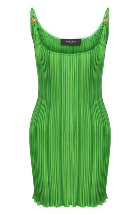 Женское платье VERSACE зеленого цвета по цене 94800 руб., арт. A89018/1F00732 | Фото 1 Женское платье VERSACE зеленого цвета, арт. A89018/1F00732 | Фото 1