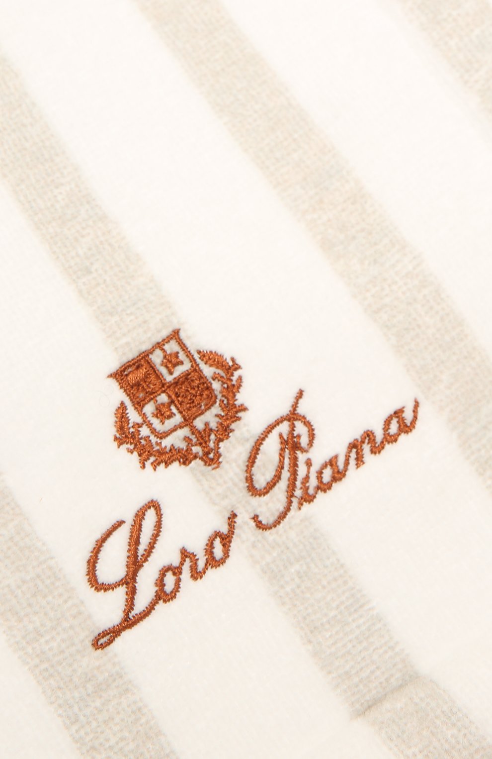Мужские хлопковое полотенце LORO PIANA светло-бежевого цвета, арт. FAL6344 | Фото 6 (Материал: Текстиль, Хлопок; Региональные ограничения белый список (Axapta Mercury): RU)
