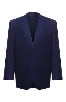 Мужской шерстяной пиджак BRIONI темно-синего цвета по цене 455000 руб., арт. RGH01F/09A5U/PARLAMENT0 | Фото 1 Мужской шерстяной пиджак BRIONI темно-синего цвета, арт. RGH01F/09A5U/PARLAMENT0 | Фото 1 (Стили: Классический; Материал внешний: Шерсть; Пиджаки М: Прямой; Материал подклада: Шелк; Big sizes: Big Sizes; Длина (для топов): Стандартные; Рукава: Длинные; 1-2-бортные: Однобортные; Случай: Коктейльный; Региональные ограничения белый список (Axapta Mercury): RU)