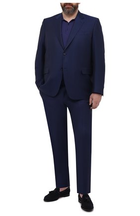 Мужской шерстяной костюм CANALI синего цвета по цене 164000 руб., арт. 11280/10/AM00987/60-64 | Фото 1 Мужской шерстяной костюм CANALI синего цвета, арт. 11280/10/AM00987/60-64 | Фото 1